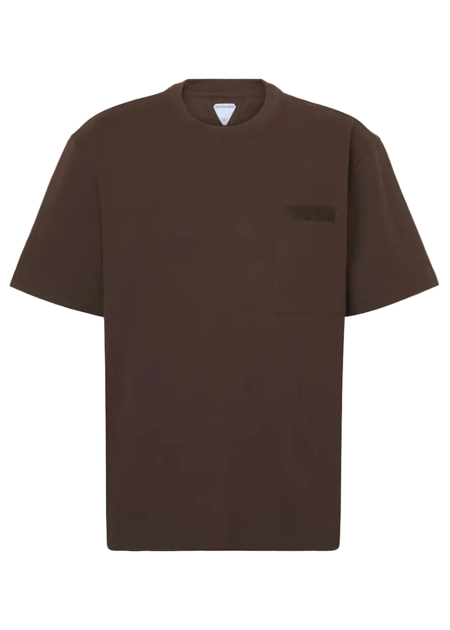 Bottega Veneta Suede-trimmed Cotton T-shirt