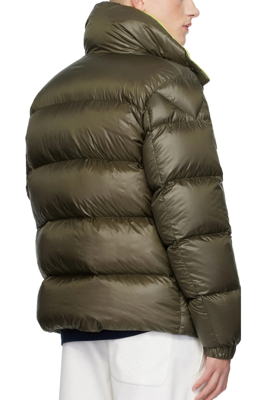 Moncler High Neck Padded Jacket "Olive green"