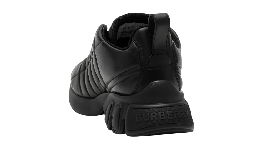 Burberry Quilted Leather Classic Sneakers 'Black'