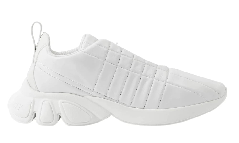 Burberry Quilted Leather Classic Sneakers 'White'