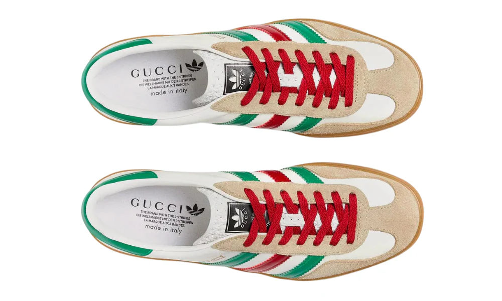 Adidas x GUCCI Gazelle 'White Green Red'