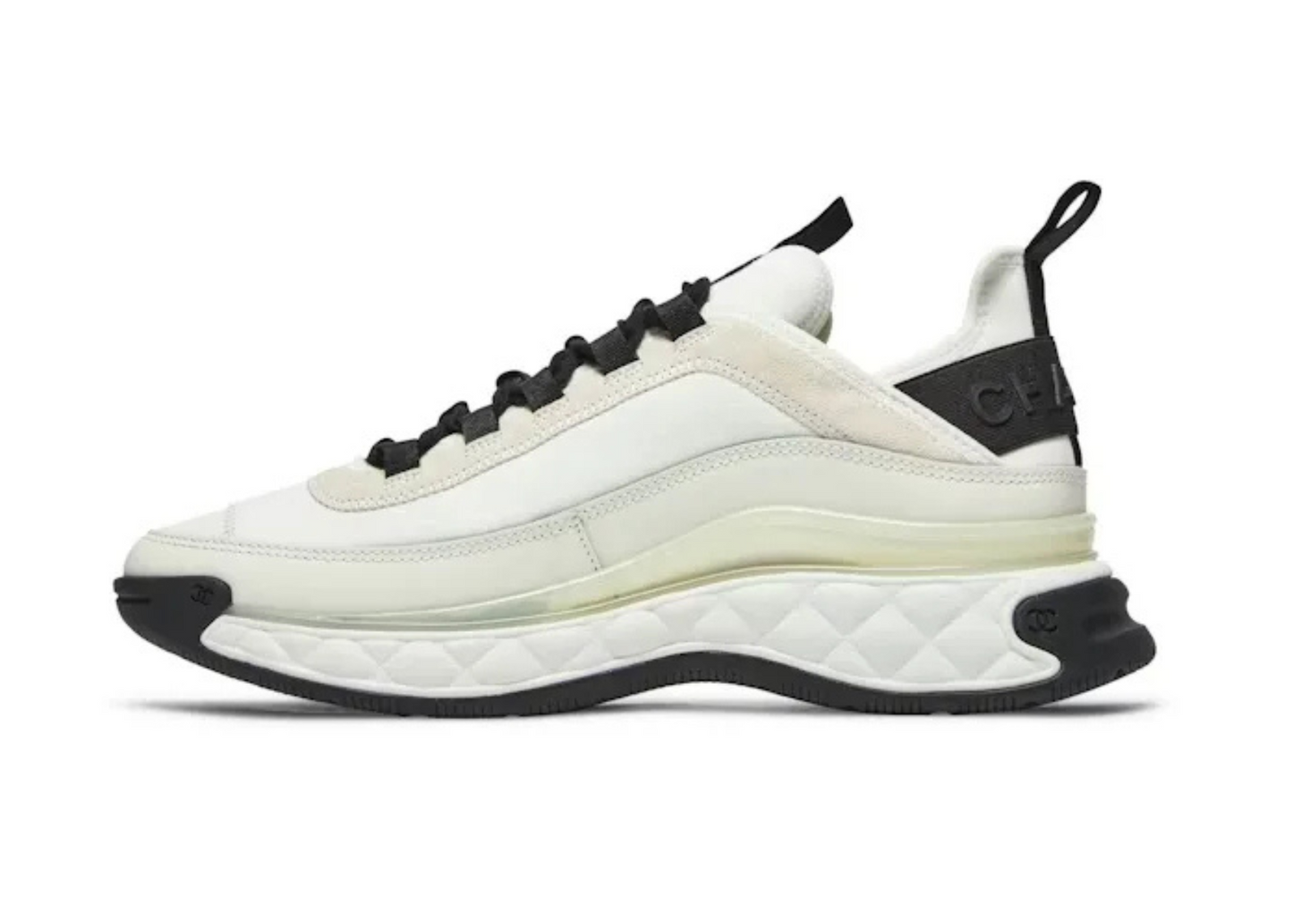 Chanel Velvet Calfskin & Mixed Fibers Sneaker 'Ivory'