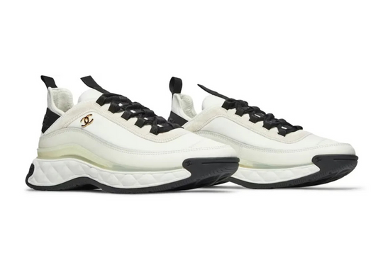 Chanel Velvet Calfskin & Mixed Fibers Sneaker 'Ivory'