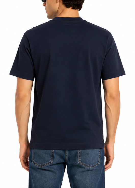 Fendi Cotton T-shirt "Dark Blue"