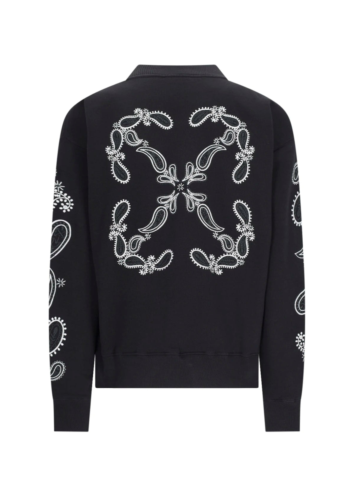 Off-White Bandana Crew Neck Sweatshirt 'Black'