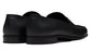 PRADA Plaque Loafer Black Saffino Leather