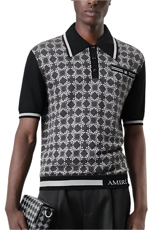 Amiri Ma Quad Polo Dark Grey