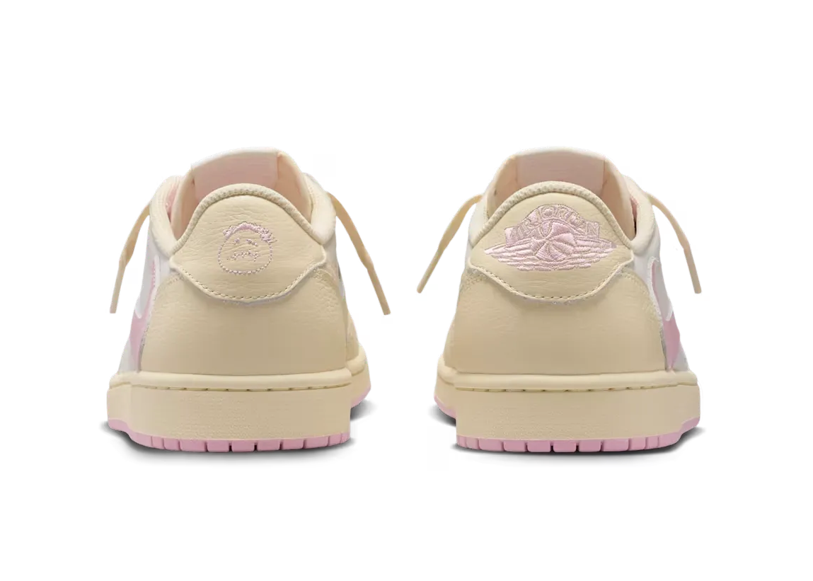 Air Jordan 1 Low x Travis Scott "Muslin and Shy Pink"