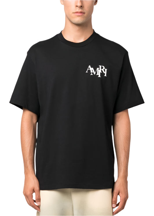 Amiri Amiri Logo Printed Crewneck T-Shirt