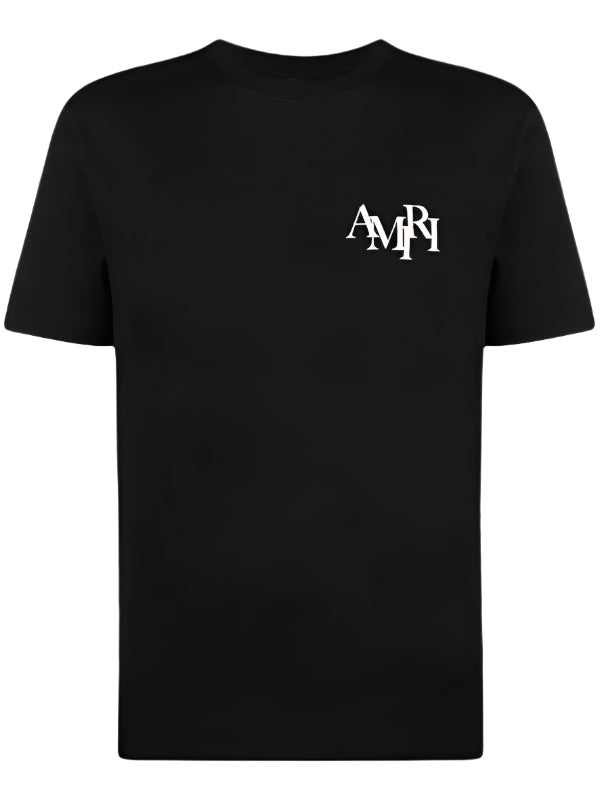 Amiri Amiri Logo Printed Crewneck T-Shirt