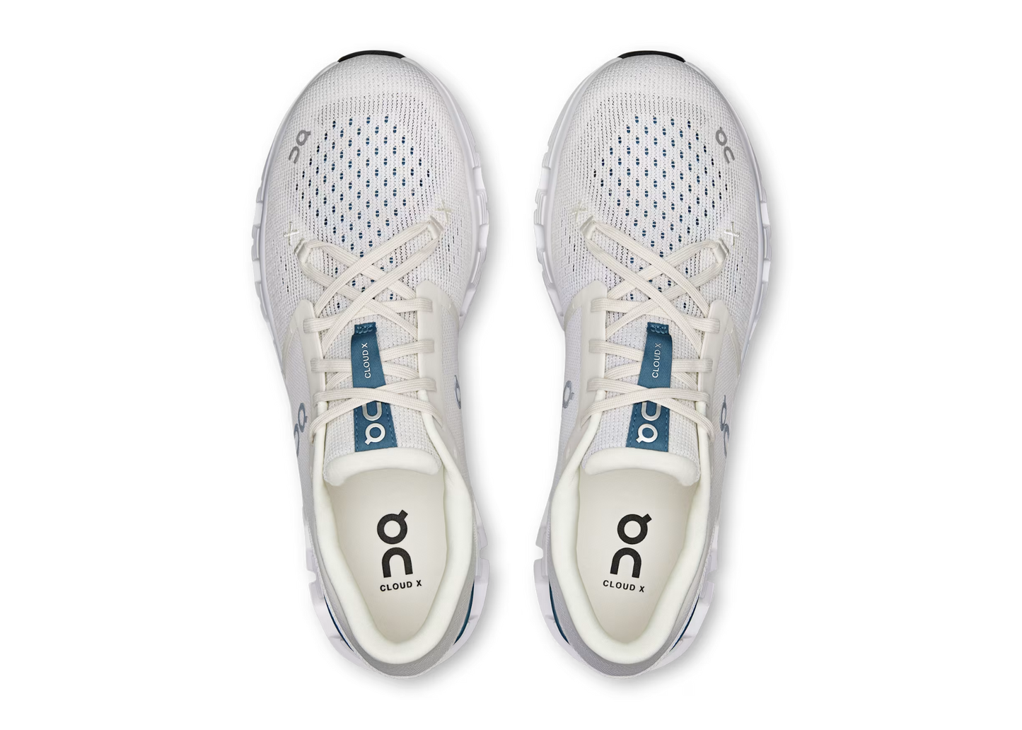 On Cloud X 4 "Ivory / Steel"