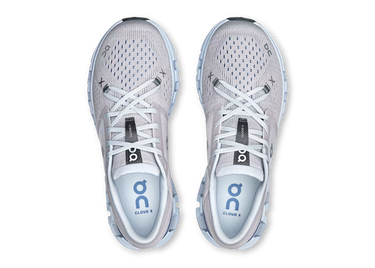 On Cloud X 4 "Silver / Chambray"