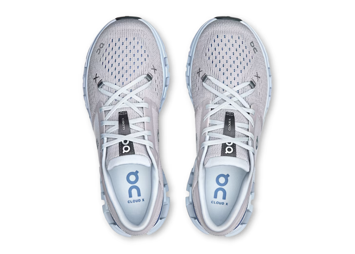 On Cloud X 4 "Silver / Chambray"