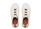 Ermenegildo Zegna Triple Stitch Sneakers in Off-White Deerskin