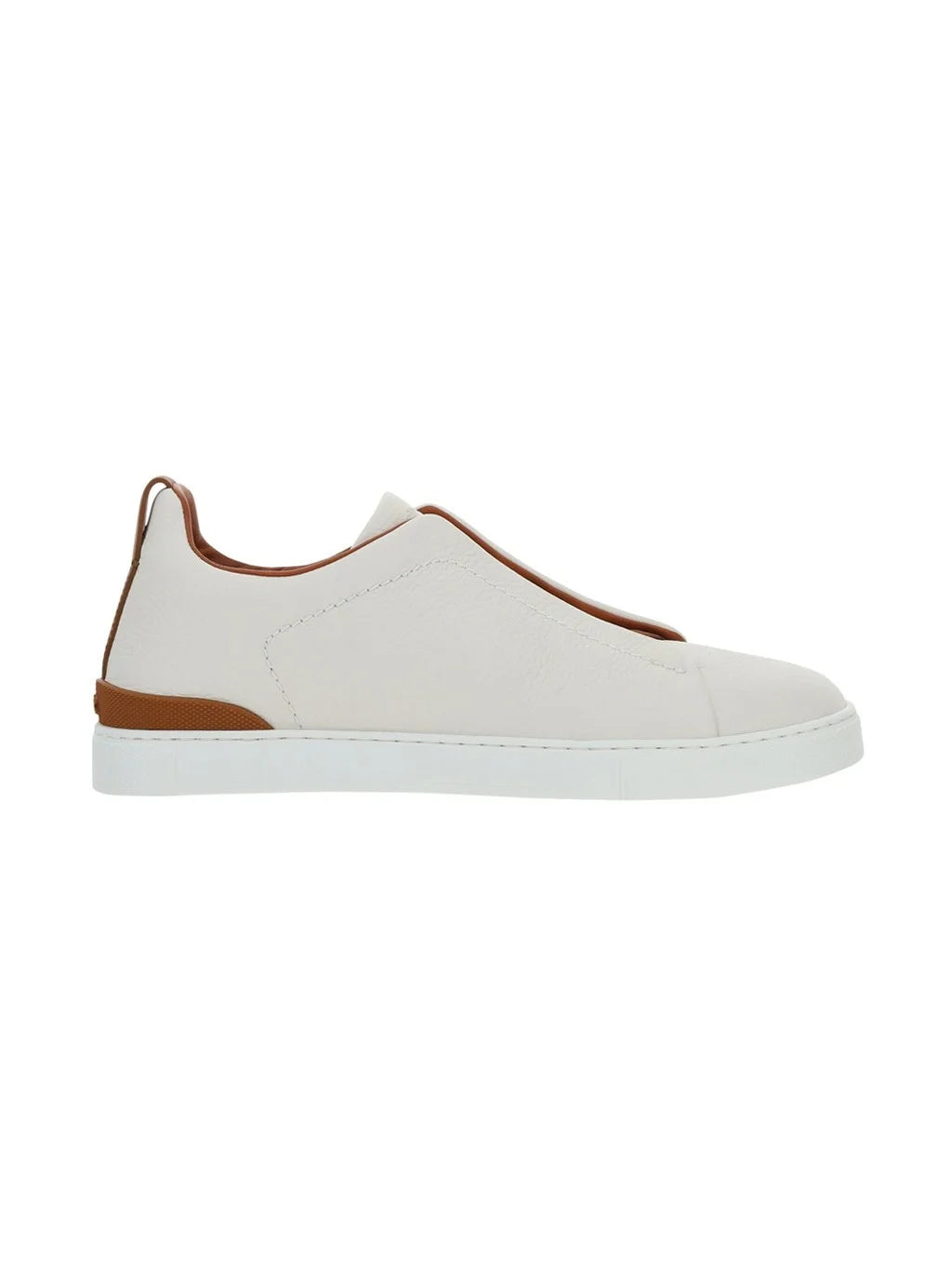 Zegna Triple Stitch Round Toe Sneakers