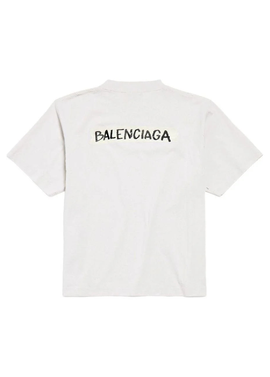 Balenciaga Masking Tape T-shirt "White"