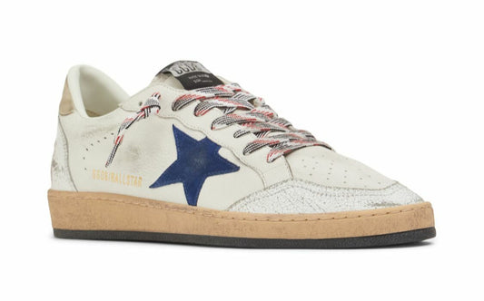 Golden Goose Ballstar "White/Navy Blue"
