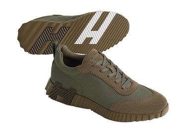 Hermes Bouncing Sneakers "Tundra Green"
