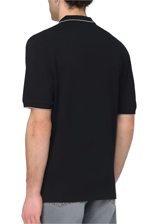 Brunello Cucinelli Polo shirt men Black