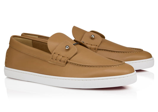Christian Louboutin Chambeliboat Leather Loafers "Lionne"