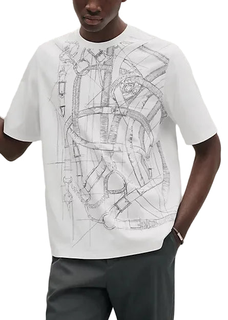 Hermes Cavalcadour Griffonne "White"