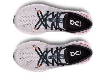 On Cloud X 4 "Silver | Flame"