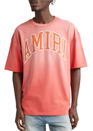 Amiri Follow Vintage Oversized T-shirt in Cotton Cranberry