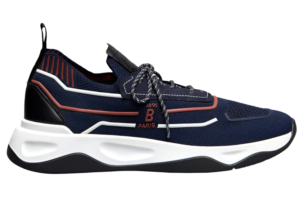 Berluti Shadow Knit Sneakers 'Navy Blue / Rust'