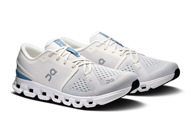 On Cloud X 4 "Ivory / Steel"