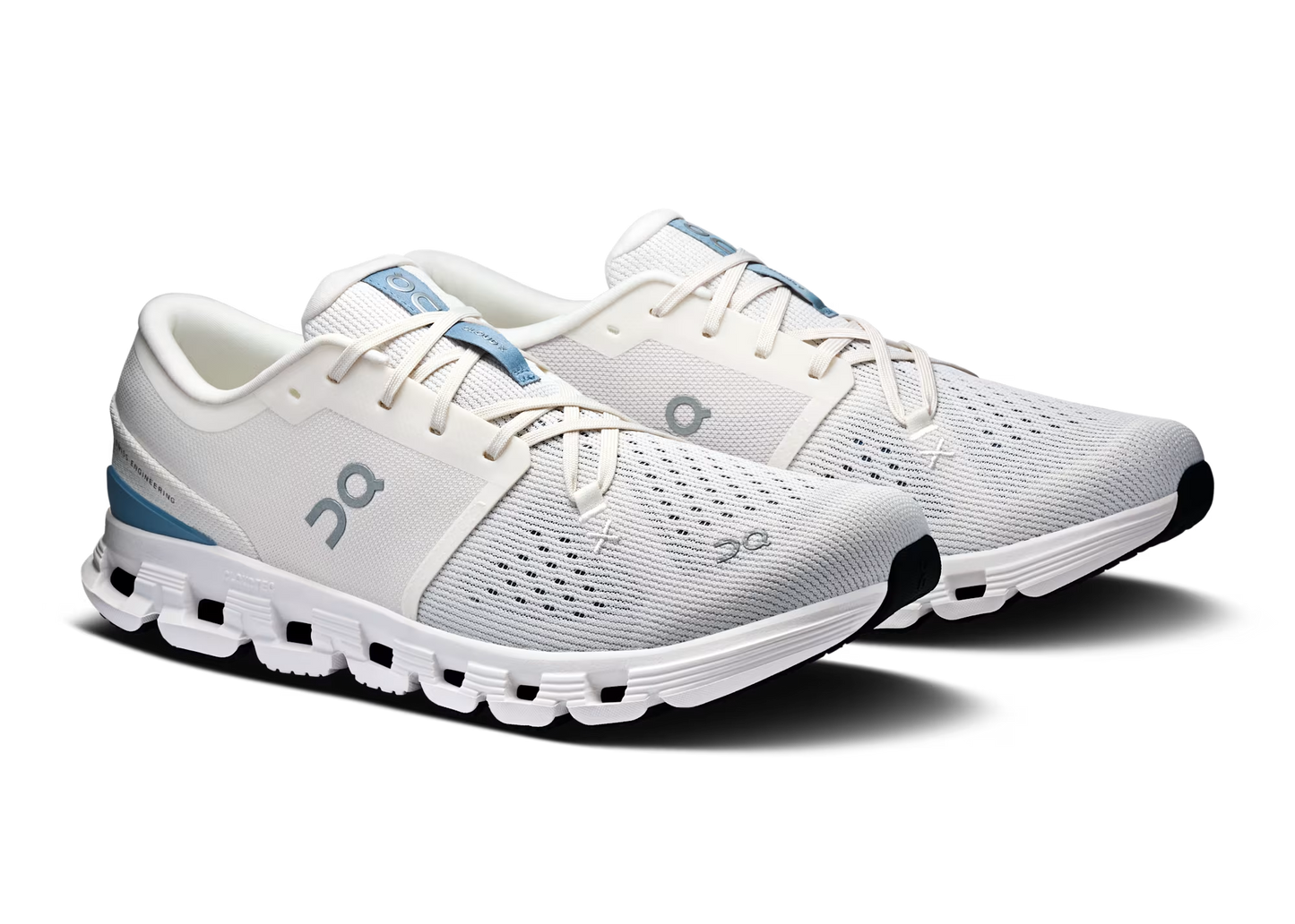 On Cloud X 4 "Ivory / Steel"