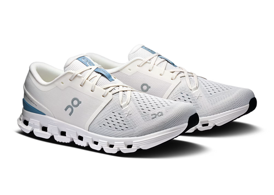 On Cloud X 4 "Ivory / Steel"