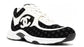 Chanel Suede Trainer Printed CC Black White