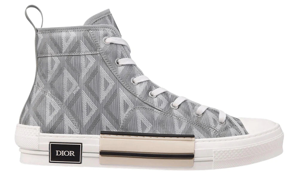 Dior B23 High-top Sneaker "Dior Gray Cd Diamond Canvas"