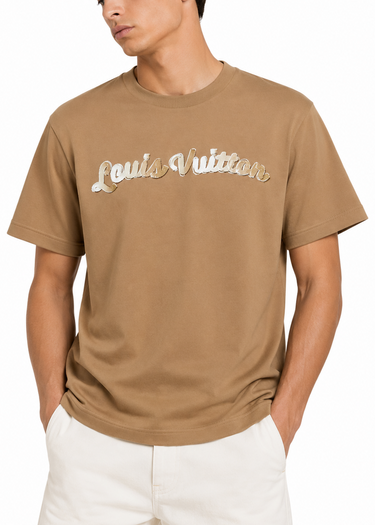Louis Vuitton Gradient Signature T-Shirt "Chanterelle"