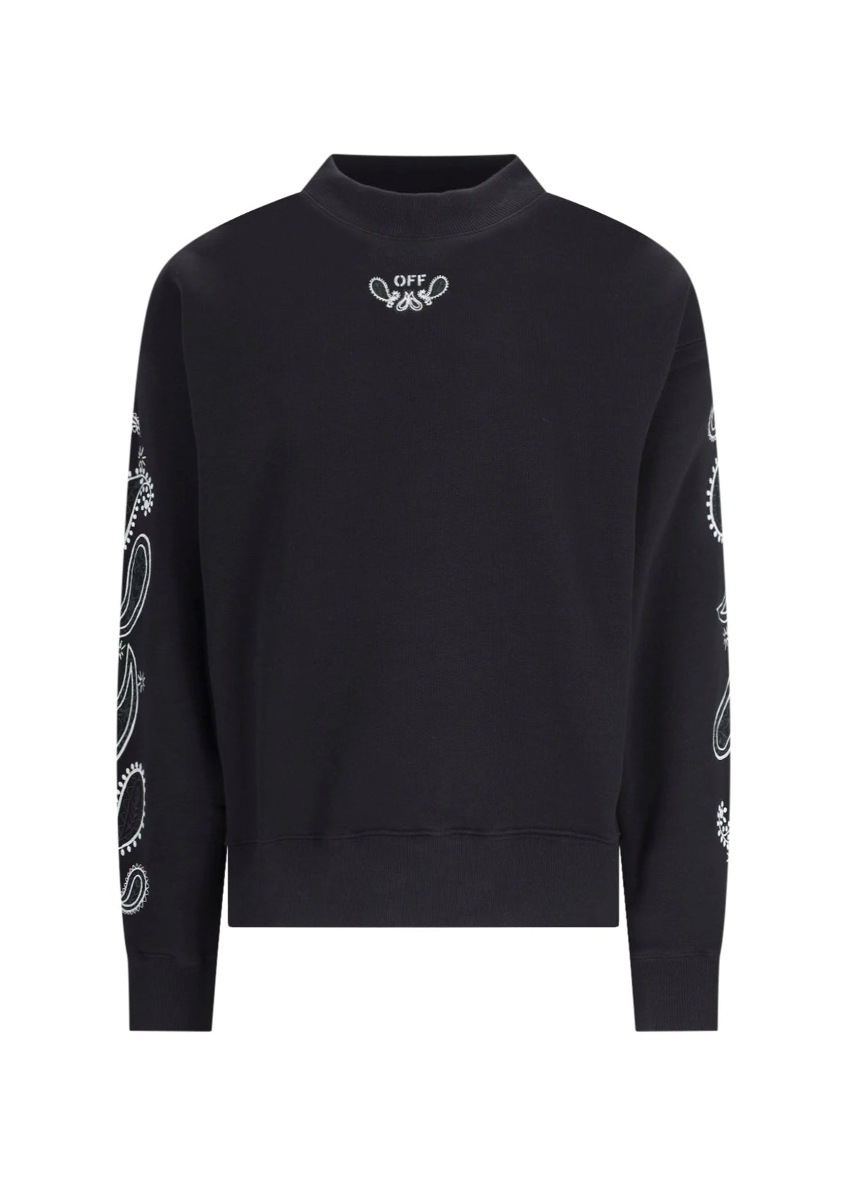 Off-White Bandana Crew Neck Sweatshirt 'Black'