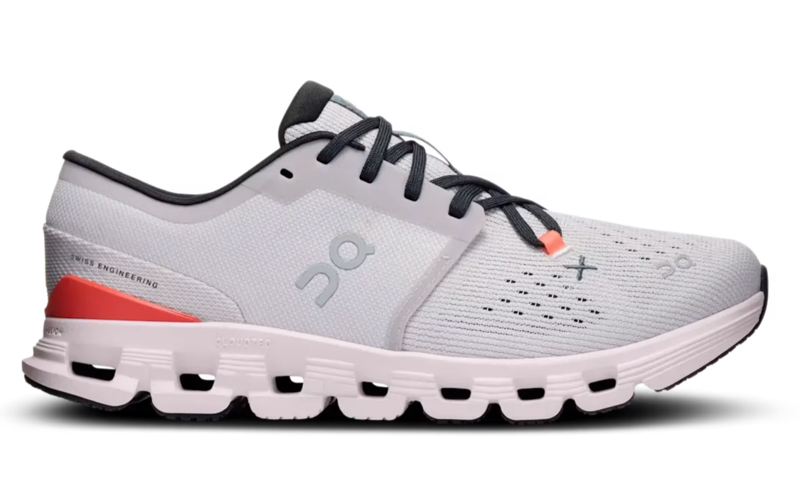 On Cloud X 4 "Silver | Flame"