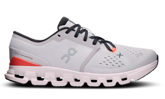 On Cloud X 4 "Silver | Flame"