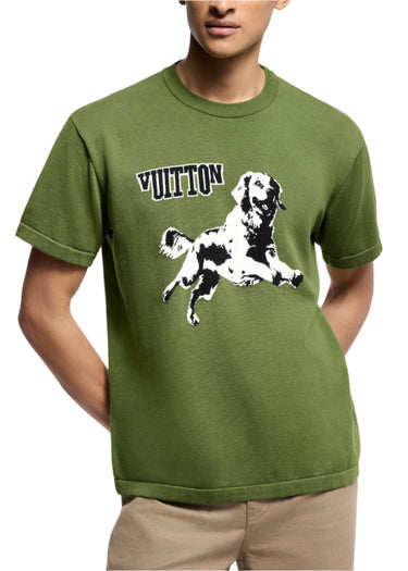 Louis Vuitton Short-Sleeved Cotton Crewneck