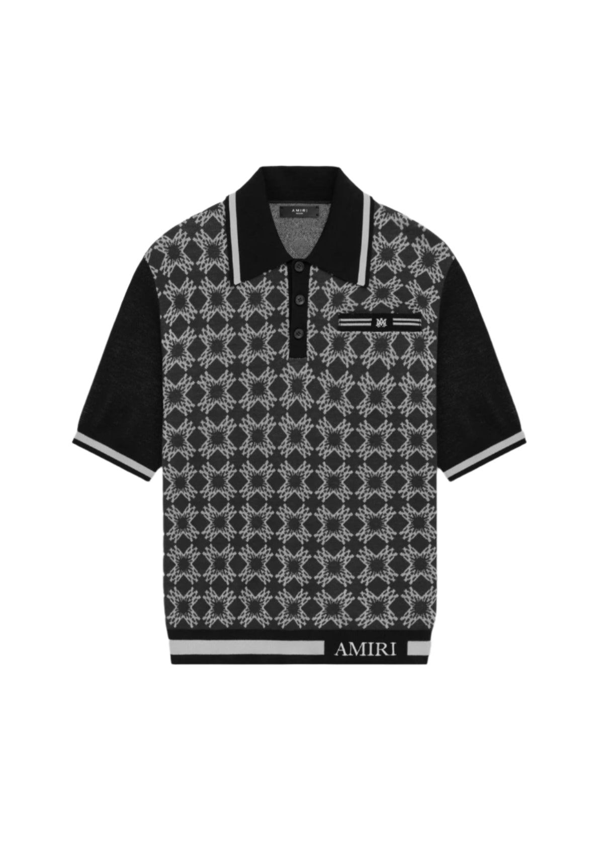 Amiri Ma Quad Polo Dark Grey