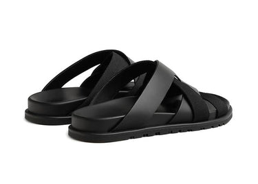 Hermes Kazimir Sandal "Black"