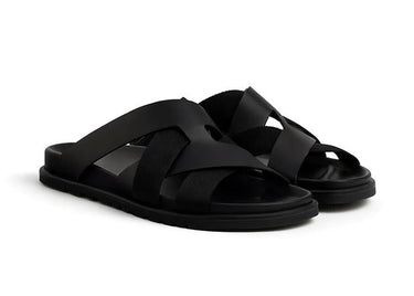 Hermes Kazimir Sandal "Black"