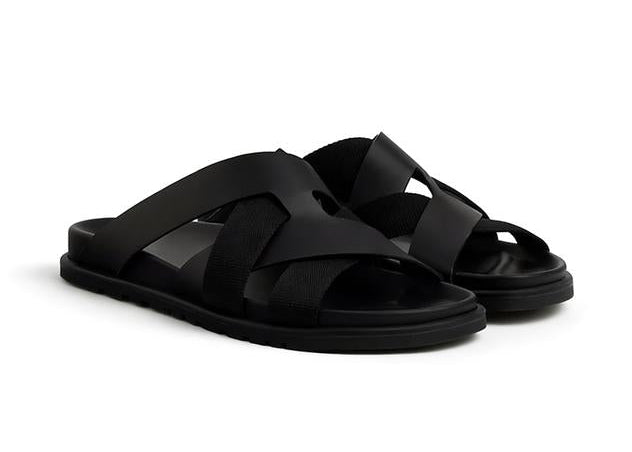 Hermes Kazimir Sandal "Black"