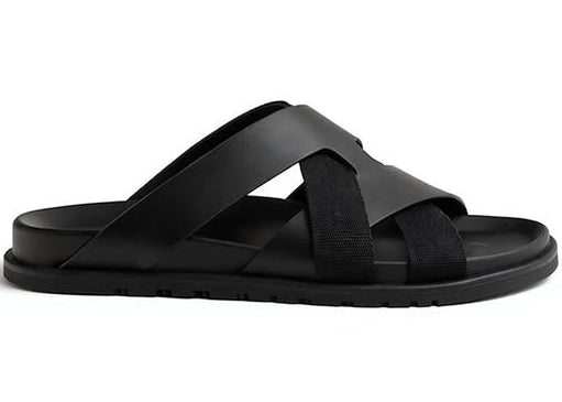 Hermes Kazimir Sandal "Black"