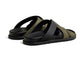 Hermes Kazimir Sandal "Black / Tundra Green"