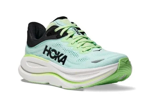 Hoka Bondi 9 "Luna moth / Blue spark"
