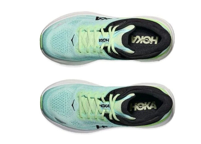 Hoka Bondi 9 "Luna moth / Blue spark"