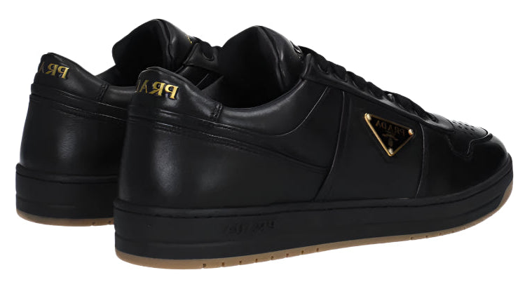 Prada Men's Downtown Napa Leather Low-Top Sneakers