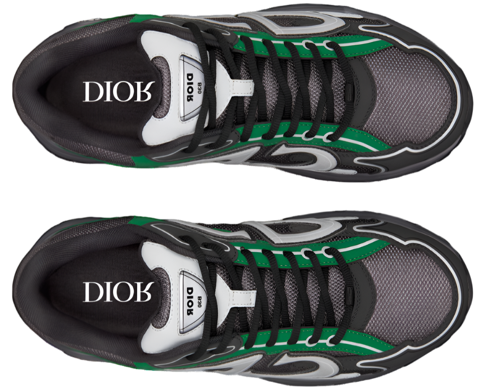 Dior B30 Deep Gray Mesh / Green