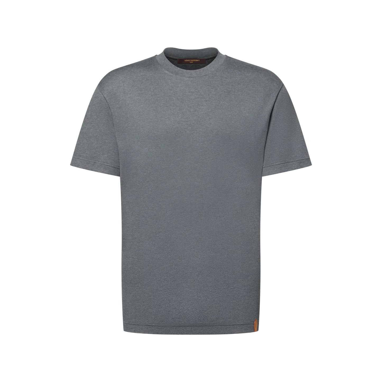 Louis Vuitton Cotton-Silk Short-Sleeved T-Shirt "Grey"