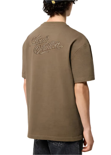 LV Embroidered Signature Cotton T-Shirt